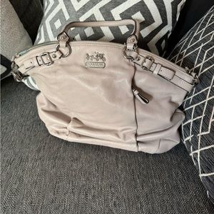 Coach Madison Lindsey style 18641; Dove color. $398 retail price